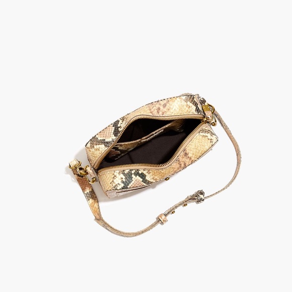Madewell Transport Camera Bag: Snake Embossed Leather Edition - Picture 2 of 6